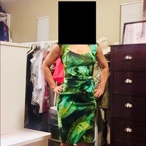 Cache tropical dress